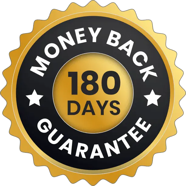 Red Boost Money Back Guarantee Seal